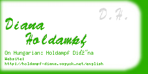 diana holdampf business card